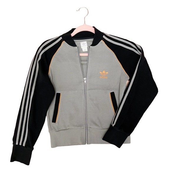 adidas Tops - Vintage Adidas Neutral Full Zip Track Jacket Size Small